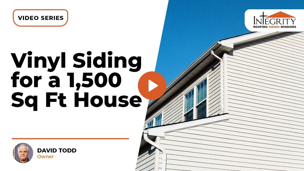 vinyl siding for a 1,500