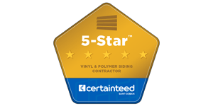 Contractor Badges_RGB_5 Star Vinyl & Polymer Siding Contractor